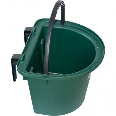 Aufhängbarer Futtertrog 8 L mit Griff, Futtertrog für die Pferdehaltung, stabil und robust, perfekt zur Pferdefütterung