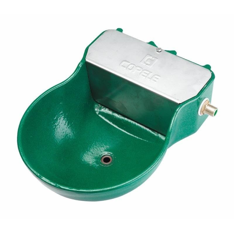 Abreuvoir À Bovins Abreuvoir en Acier Inoxydable Bol Automatique pour Chien Cheval Bétail Chèvre Mouton, 20x30x12 cm