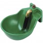 Bevitore in Plastica in Ghisa con Pulsante per Cavallo 10 L, 22x28x18 cm, verde Bevitore in Plastica in Ghisa con Pulsante per Cavallo 10 L, 22x28x18 cm, verde