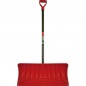 Pala in plastica per fattoria e neve - Spazzaneve con manico ergonomico, 140 cm di lunghezza, 66 cm di larghezza - Attrezzo da g