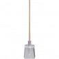 Pá de alumínio com borda plana, cabo de 147 cm e proteção de aço - Versátil para jardinagem Pá de alumínio com borda plana, cabo de 147 cm e proteção de aço - Versátil para jardinagem