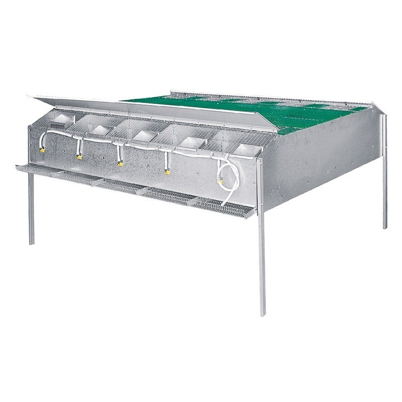 Gabbia da Allevamento per Uccelli - Perdix, 10 compartimenti, 204x108x105 cm