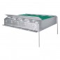 Gaiola para criação de perdizes com 10 compartimentos, 204x108x105 cm - Gaiola para pássaros e perdizes Gaiola para criação de perdizes com 10 compartimentos, 204x108x105 cm - Gaiola para pássaros e perdizes