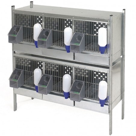 Partridge bird cage 6 compartments
