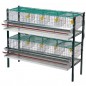 Quail battery cage 8 departments Quail battery cage 8 departments