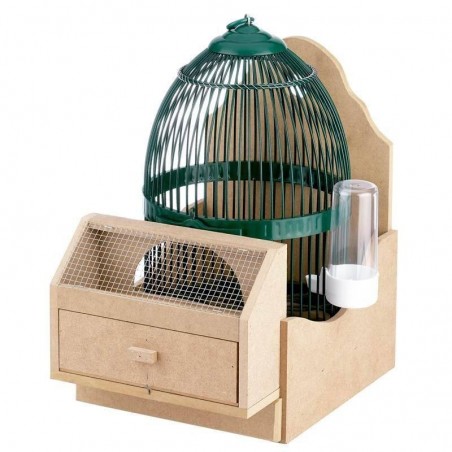 Reclamation cage with support and drinker