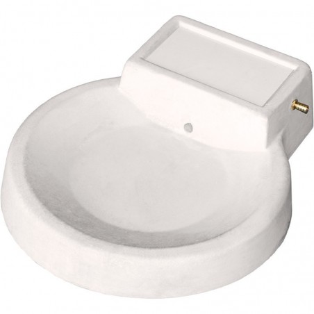 Bebedouro automático de concreto de baixa pressão com flutuador - 15 L, 39 x 45 x 11,5 cm