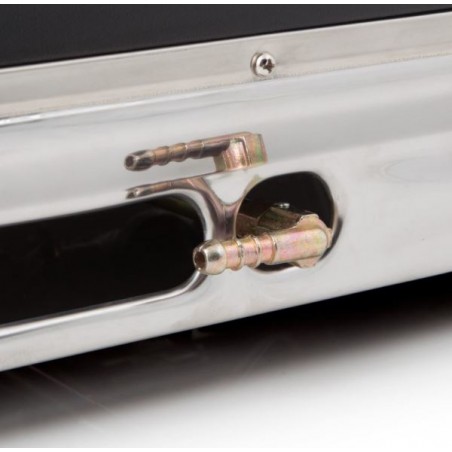 Orbegozo FO1710 stainless steel butane or propane gas stove, indoor and outdoor