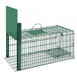 Painted cat capture cage