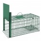 Piège Vivant Réutilisable 75x37x34 cm Piège d'animaux Cage pour Martres,Chats,Renards,Raton Laveur