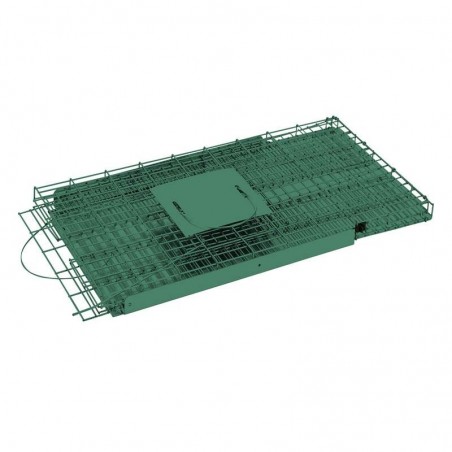 Armadilha para animais vivos 75x37x34 cm Armadilha para animais em gaiola para coelhos, gatos, raposas, guaxinins