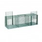 Armadilha para animais vivos 90x30x30 cm 3 compartimentos, gaiola armadilha para animais para pombos e pássaros Armadilha para animais vivos 90x30x30 cm 3 compartimentos, gaiola armadilha para animais para pombos e pássaros