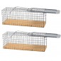 Lot de 2 Piege a Souris Vivante, Piège de Capture, Piege a Rat Cage Réutilisable, 12x6x5 cm Lot de 2 Piege a Souris Vivante, Piège de Capture, Piege a Rat Cage Réutilisable, 12x6x5 cm