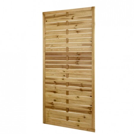 Painel decorativo reto de madeira 90 x 180 cm, ideal para terraços e jardins