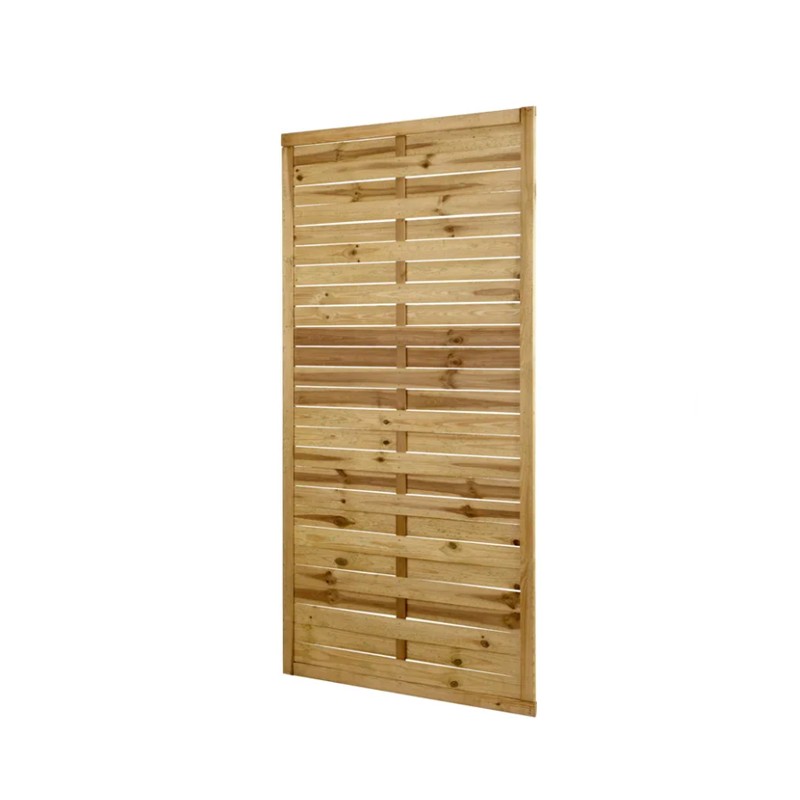 Panel decorativo madera recto 90 x 180 cm, ideal para terrazas y jardines