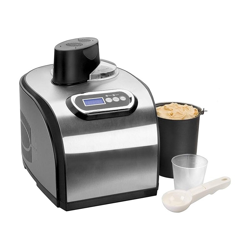 Machine à glace mycream en acier inoxydable, capacité 1,4 litre, 150W