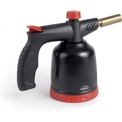 Maçarico de cozinha, maçarico a gás profissional, ignição piezoelétrica, chama ajustável, recarregável com cartuchos, sistema 36