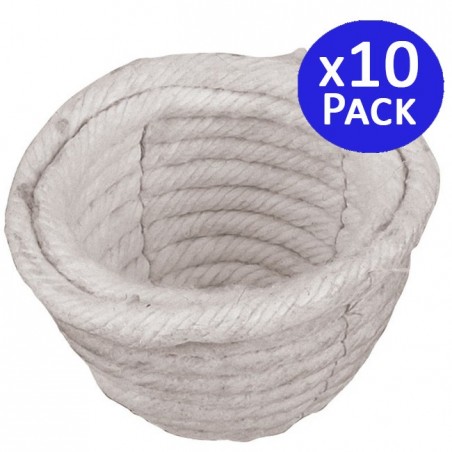 10 ninhos de pássaros de algodão