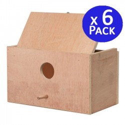 Wooden bird cage size L. 6 units
