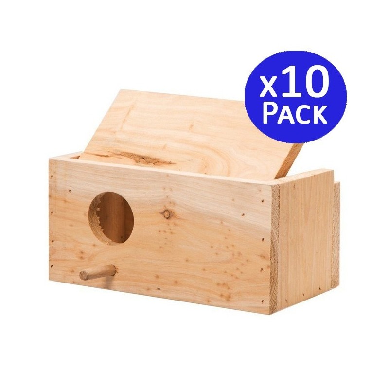 Wooden bird cage size S. 10 units