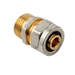 5 Stück Außenanschluss 3/4'' für Mehrschicht Kompressionsschlauch 25mm, ohne dass eine Crimpmaschine erforderlich ist, grau