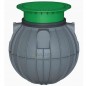 Fosse septique enterrée Graf de 600 litres sans filtre, dimensions : 112 x 139 cm. Capacité recommandée pour 1 à 2 personnes. Fosse septique enterrée Graf de 600 litres sans filtre, dimensions : 112 x 139 cm. Capacité recommandée pour 1 à 2 personnes.