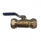 Vanne à levier pour tube de compression multicouche de 20 mm, sans machine à sertir, gris Vanne à levier pour tube de compression multicouche de 20 mm, sans machine à sertir, gris