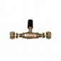 Robinet à boisseau sphérique encastré pour tube de compression multicouche de 20 mm, sans machine à presser, gris Robinet à boisseau sphérique encastré pour tube de compression multicouche de 20 mm, sans machine à presser, gris