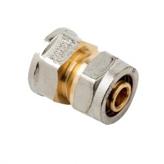 Innengewindeanschluss 3/4'' für Mehrschicht Kompressionsrohr 16mm, ohne dass eine Crimpmaschine erforderlich ist, grau