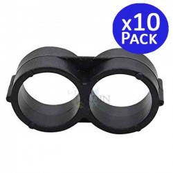 16mm black drip irrigation choke. 10 units.