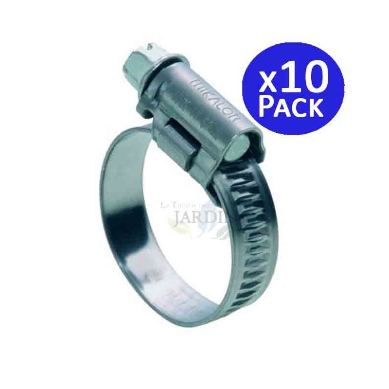 Lot de 10 Collier de fixation métallique Ø 12 - 20 mm Lot de 10 Collier de fixation métallique Ø 12 - 20 mm