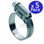Pack 5 Abrazaderas Fijación Metálica 50-70mm para Instalaciones de Riego Pack 5 Abrazaderas Fijación Metálica 50-70mm para Instalaciones de Riego