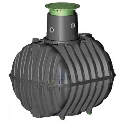 Graf 3750 L polypropylene underground water tank. Rainwater collector, 228 x 176 x 220 cm