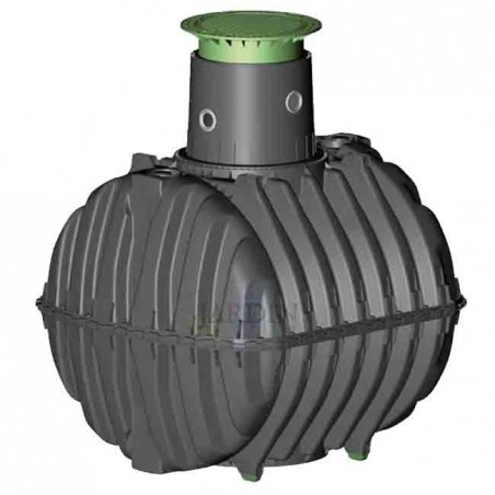 Grounded polyethylene tank 3750 liters