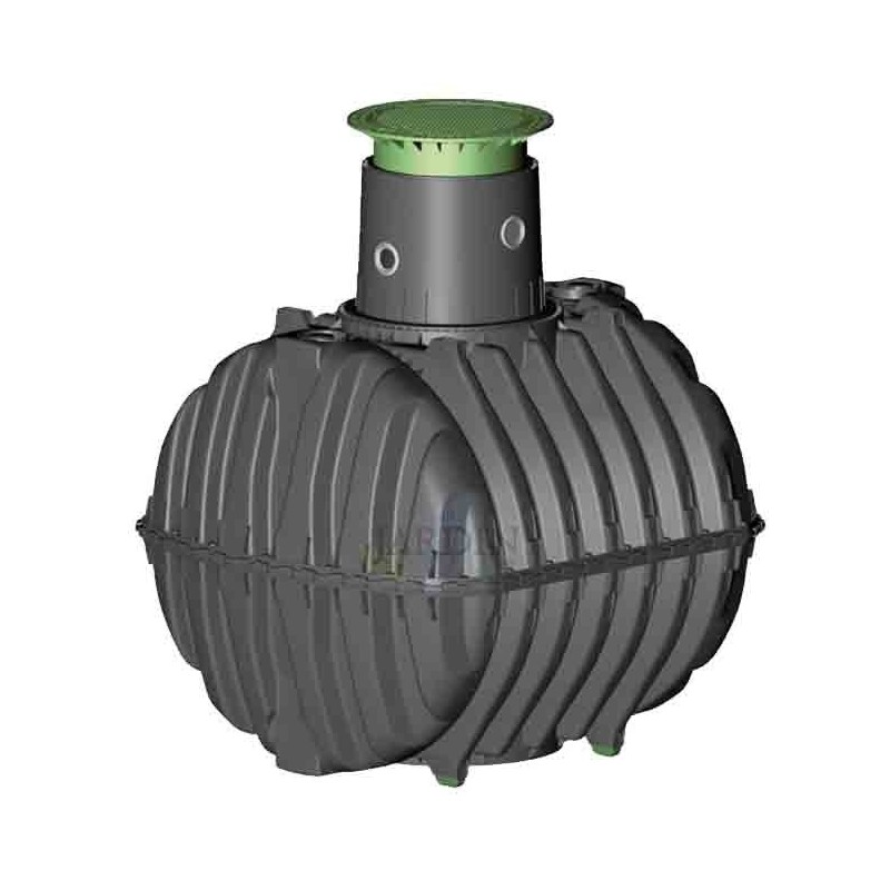 Graf 6500 L Polypropylen-Erdwassertank. Regenwassersammler, 239 x 219 x 271 cm