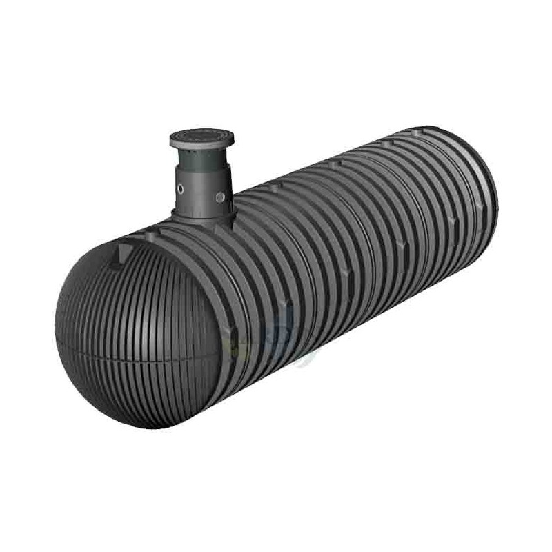 Depósito de agua enterrado de polipropileno 16.000 L Graf. Recuperador de agua de lluvia, 453x250x316 cm Depósito de agua enterrado de polipropileno 16.000 L Graf. Recuperador de agua de lluvia, 453x250x316 cm