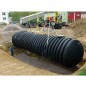 Depósito de agua enterrado de polipropileno 16.000 L Graf. Recuperador de agua de lluvia, 453x250x316 cm Depósito de agua enterrado de polipropileno 16.000 L Graf. Recuperador de agua de lluvia, 453x250x316 cm