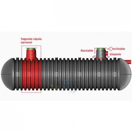 Depósito polietileno soterrado 16000 litros