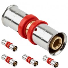5 Stück Mehrschichthülsen für Mehrschichtrohre 20mm ein, verwenden Sie sie mit einer Crimpmaschine.