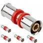 Lot de 5 Manchon multicouche pour tube multicouche de 20 mm, à utiliser avec une machine à sertir Lot de 5 Manchon multicouche pour tube multicouche de 20 mm, à utiliser avec une machine à sertir
