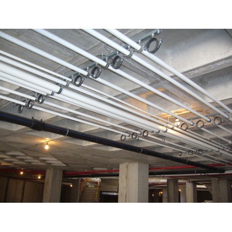 Sleeve for 16 mm multilayer pipe, use with crimping machine, grey