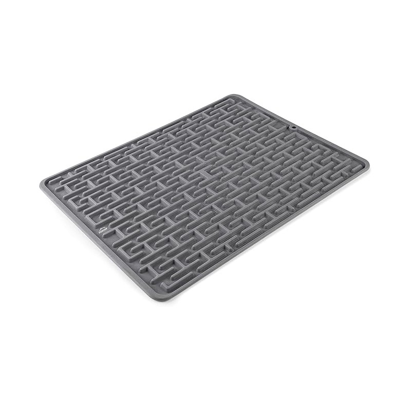 Égouttoir à vaisselle, tapis en silicone pour vaisselle et couverts, tapis de séchage de vaisselle, enroulable, 43x32,5 cm