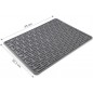 Escorredor de pratos, Tapete de silicone para pratos e talheres, Tapete para secar louças, Enrolável, 43x32,5 cm Escorredor de pratos, Tapete de silicone para pratos e talheres, Tapete para secar louças, Enrolável, 43x32,5 cm