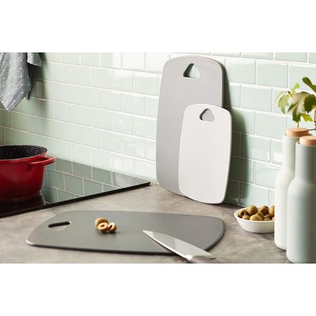 Lot de 3 planches à découper double face, polypropylène, sans BPA, plastique, 3 600 W, 1 litre, multicolore