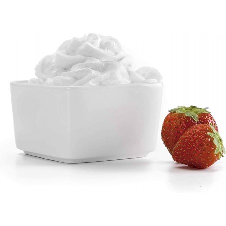 Mixeur en acier inoxydable avec bol de 4 litres, 6 vitesses, dimensions 35x22x30 cm, couleur blanc
