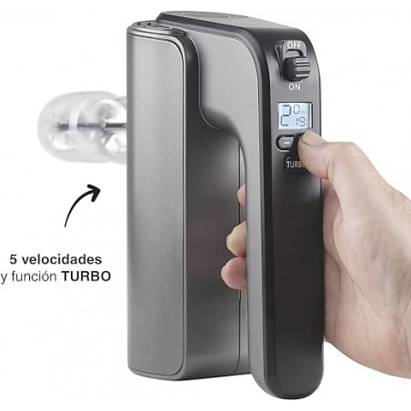 Impastatrice, include fruste TitanPro, 5 velocità e funzione turbo, 350 W, dimensioni: 14.5x8.5x19 19 cm, nero