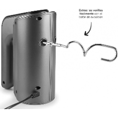 Mixer, Include fruste TitanPro, 5 velocità e funzione Turbo, 350 W, Dimensioni: 14,5x8,5x19 cm, Nero	