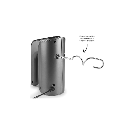 Mixer, Include fruste TitanPro, 5 velocità e funzione Turbo, 350 W, Dimensioni: 14,5x8,5x19 cm, Nero	