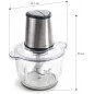 Coupe-Automatique, Hachoir, Hachoir à Lames Ultra Résistantes, Sans BPA, 2 vitesses 1,2 litres Coupe-Automatique, Hachoir, Hachoir à Lames Ultra Résistantes, Sans BPA, 2 vitesses 1,2 litres