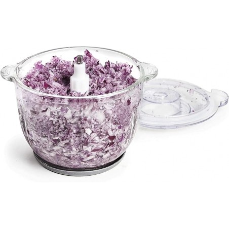 Automatic Food Chopper, Food Chopper, Chopper with Ultra-Resistant Blades, BPA Free, 2 Speeds, 2 Liters